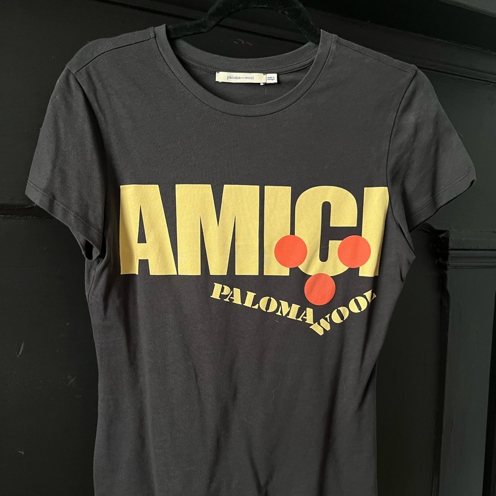 Paloma Wool Black AMICI Graphic Tee - Picture 3 of 6